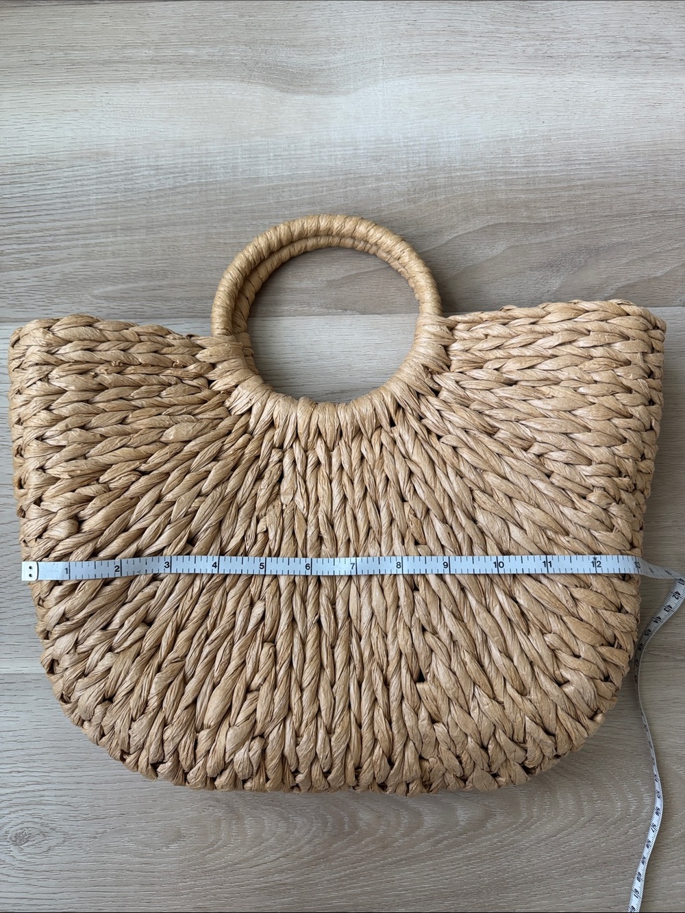 Woven Straw Beachy Summer Bag/Purse - Picture 6 of 6